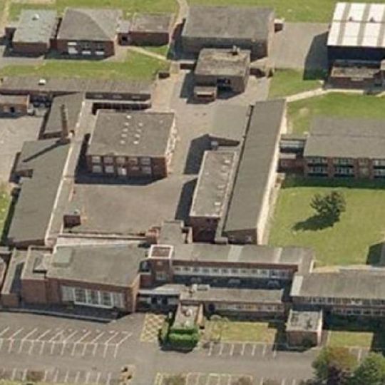 Aerial view of a site for demolition